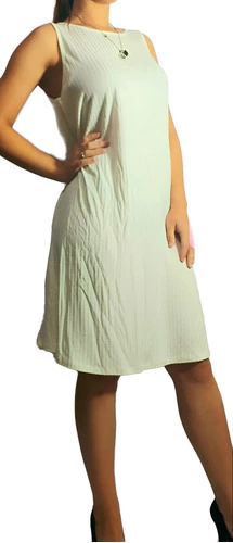 Vestido Remeron Morley Blanco Talle M/l Oferta - comprar online