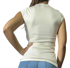 Remera Básica Mujer Manga Corta Talle S Y L en internet