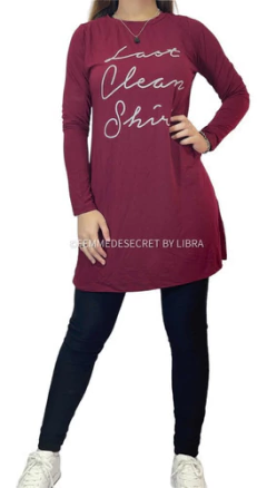 Remeron Manga Larga Talle Único Oferta Letras en internet