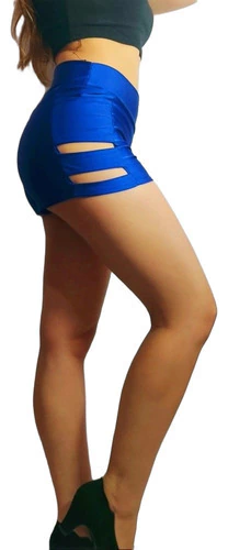 Short De Lycra Elastizado Con Recorte Oferta Talle 2 - FEMMEDESECRET BY LIBRA