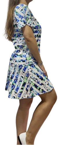 Vestido Remeron Viscosa Floreado Talle S,m Y L Oferta