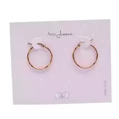 Aros Acero Rosé Jimena