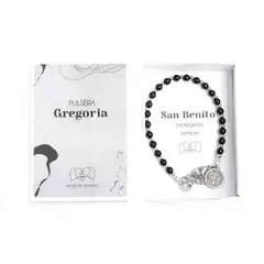 Pulsera Acero Gregorio (Negro)