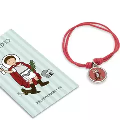 Pulsera Santitos Xfis con estampa ( San Expedito)