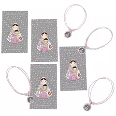 Pulsera Santitos Xfis con estampa (Ntra Sra de la Merced)