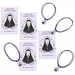 Pulsera Santitos Xfis con estampa (Beata Ma Crescencia Perez)