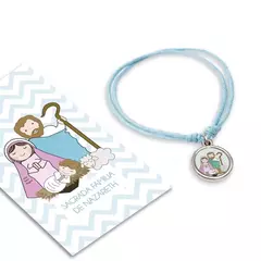 Pulsera Santitos Xfis con estampa (Sagrada Familia de Nazareth)