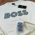 CAMISETA HUGO BOSS BRANCA - MINIMALISTA na internet