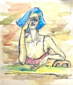 Retrato de mujer sentada