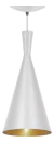 Pendente Time - Em Alumínio com Cúpula Cone de 14cm de Diâmetro.