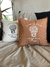 Almohadón en Tussor Decorativo Lavande Estampado 40x40 cm - Amaité Decohome