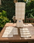 Cubre Bidón Cuadros Sereno Beige 12/20 litros - comprar online