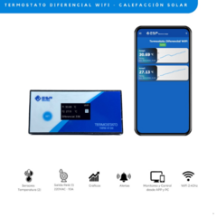 Termostato Diferencial Wifi - Calefacción Solar