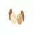 Bracelete Cilindros Banho de Ouro 18k - comprar online