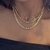 Colar Choker Ivete Banho de Ouro 18k - loja online