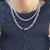 Colar Choker Ivete Banho de Ródio Branco na internet