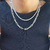 Colar Choker Fina Ivete Banho de Ródio Branco - Beladi Acessórios 