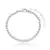 Pulseira Ana banho de Ródio Branco - comprar online