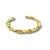 Bracelete Martelado Banho de Ouro 18k na internet