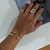 Pulseira Bracelete Esferas Banho Ródio Branco na internet