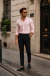 Calça Alfaiataria Italiana com Regulagem Preta - comprar online