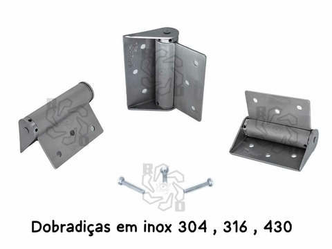 DOBRADIÇA INOX