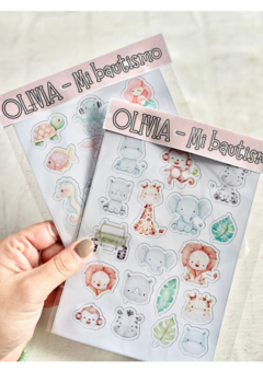 PLANCHITAS DE STICKERS - 10 UNIDADES en internet