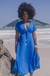 Vestido Max Cropped Chanfrado - com regulagem no busto Liso - comprar online
