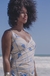 Vestido Maré Alta Franzido - Transpasse Lateral - comprar online