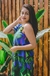 Vestido Curto Bananeira - detalhe mangas diferentes - loja online