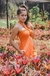 Vestido Max Cropped Liso - faixa busto
