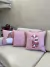 kit capas de almofadas Natal- Gnomo Rosa (3 peças)