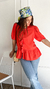 Blusa con Moños y Volados - comprar online