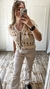 Pantalon Recto brilloso