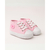Tênis Bebê Rosa Confortável com Cadarço – Estilo Casual – 0 a 18 Meses