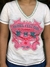 T-shirt Feminina Minuty Bordada Rosa Ref. 1067