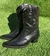Bota bico fino Feminina Country Cano curto Em Couro Nobre Preto - Capelli na internet