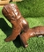 Bota bico fino Feminina Country Cano Curto Em Couro Nobre Cor Pinhão -Capelli - loja online