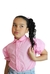 Blusa Tricoline Rosa - KidzSoffi