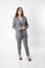 Blazer Reto Alfaiataria Cinza
