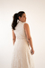 Vestido Longo Off com Brilho - Charlotte