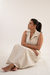 Vestido Longo Off com Brilho - comprar online
