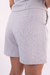 Conjunto Bermuda e Colete Cinza