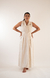 Vestido Longo Off com Brilho - loja online