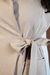 Conjunto Calça e Colete Maxi Bege - Charlotte