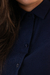 Chamise Midi Azul Marinho na internet