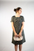 Vestido Tubinho Tweed Preta - Charlotte