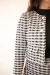 Conjunto Tweed Preto e Off com Saia e Casaquinho - comprar online