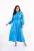 Vestido Longuete Azul - loja online
