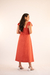 Vestido com Laço na Alça Terracota - comprar online
